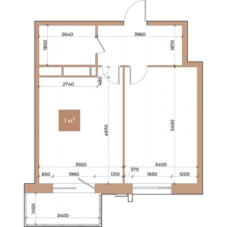 
  Продается 1-комн. квартира, 51.2 м², ЖК Небо над Енисеем, корпус 2
. Фото 2.
