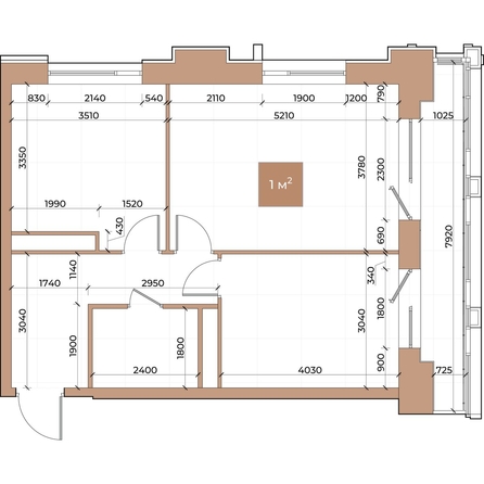 
  Продается 2-комн. квартира, 58 м², ЖК Небо над Енисеем
. Фото 3.