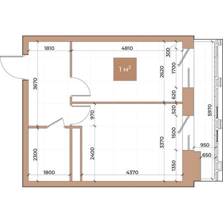 
  Продается 1-комн. квартира, 39 м², ЖК Небо над Енисеем
. Фото 3.