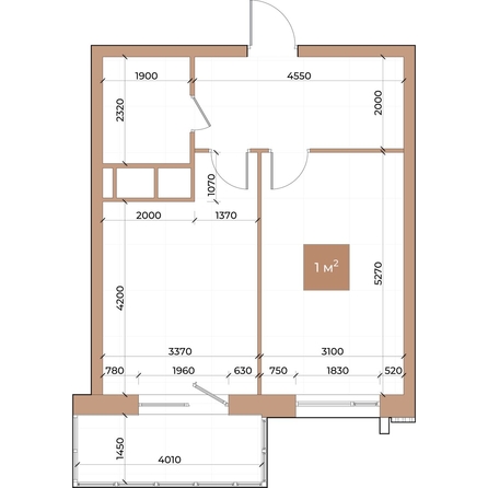 
  Продается 1-комн. квартира, 46 м², ЖК Небо над Енисеем
. Фото 2.