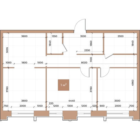 
  Продается 2-комн. квартира, 77.5 м², ЖК Небо над Енисеем
. Фото 3.