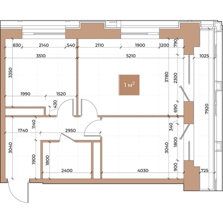 
  Продается 2-комн. квартира, 58 м², ЖК Небо над Енисеем
. Фото 3.