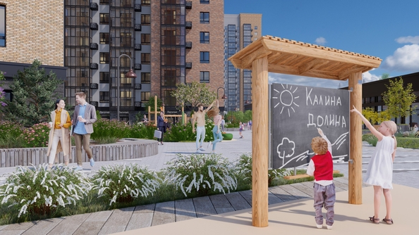 
  Продается 3-комн. квартира, 59.1 м², ЖК Калина Долина, дом 1
. Фото 14.
