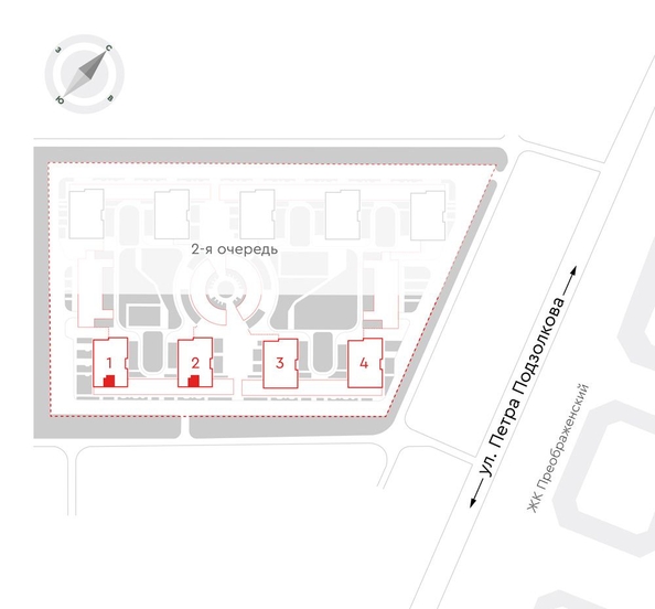 
  Продается 2-комн. квартира, 51.8 м², ЖК Чижи, 1 очередь (корпус 1,2)
. Фото 2.