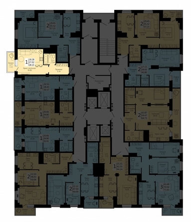 
  Продается 1-комн. квартира, 28.15 м², ЖК На Дудинской, дом 5
. Фото 1.