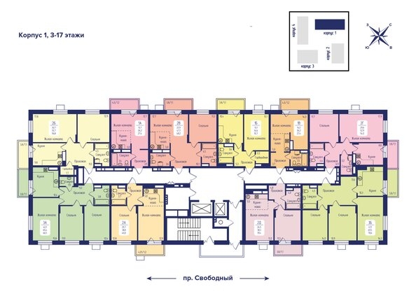 
  Продается 1-комн. квартира, 37.9 м², ЖК Univers (Универс), 2 квартал
. Фото 2.