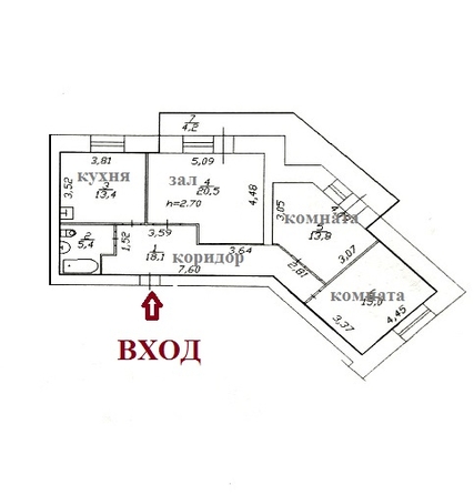
  Продам 3-комн. квартиру, 86 м², ЖК Годенко, дом 1
. Фото 22.