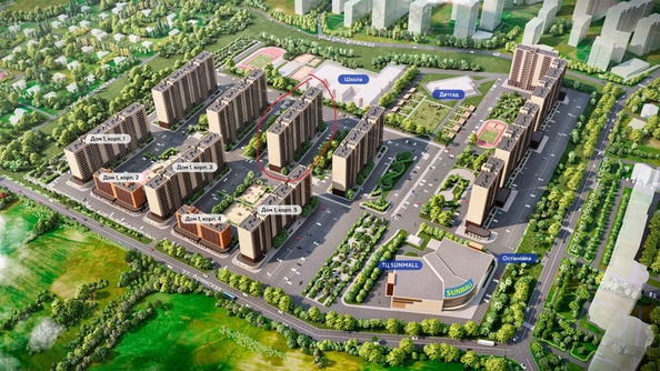 
  Продается 1-комн. квартира, 33.99 м², ЖК Аринский, дом 2 корпус 2
. Фото 2.