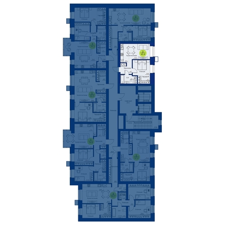 
  Продается 2-комн. квартира, 45.4 м², ЖК Вита-парк
. Фото 2.