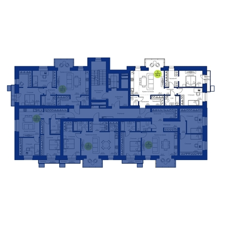
  Продается 3-комн. квартира, 84.6 м², ЖК Вита-парк
. Фото 2.