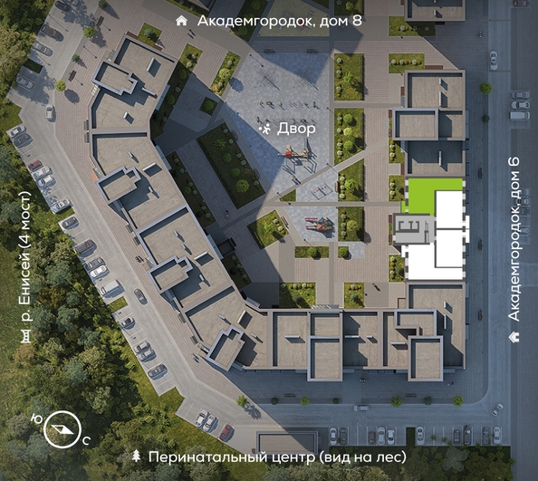 
  Продается 3-комн. квартира, 84.1 м², ЖК Академгородок, дом 7
. Фото 1.
