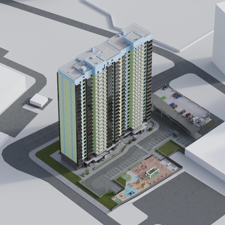 
  Продается 2-комн. квартира, 38.8 м², ЖК Зеленая высотка на Калинина
. Фото 11.