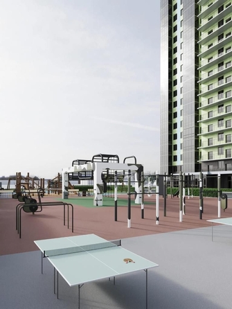 
  Продается 2-комн. квартира, 57.6 м², ЖК Зеленая высотка на Калинина
. Фото 2.