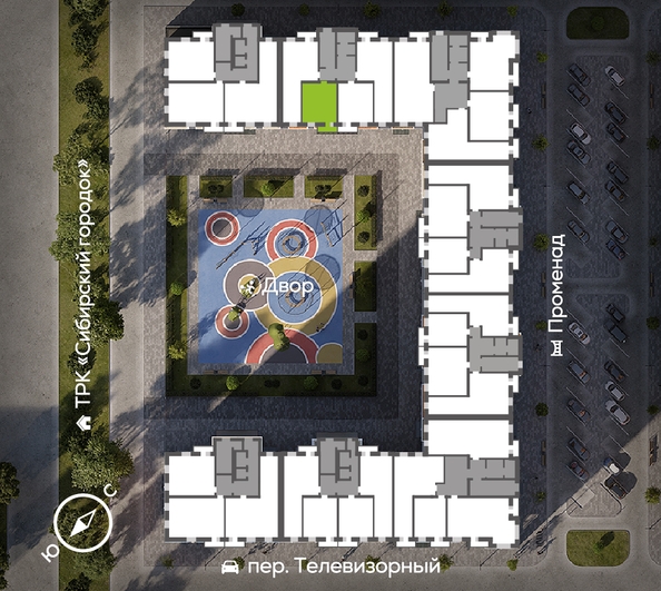 
  Продается 1-комн. квартира, 40.5 м², ЖК Октябрьский, дом 1
. Фото 1.