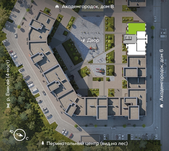 
  Продается 4-комн. квартира, 108.5 м², ЖК Академгородок, дом 7
. Фото 1.