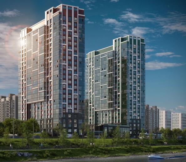 
  Продается 2-комн. квартира 77.1 м², в ЖК Суриков, дом 2. Фото 1.