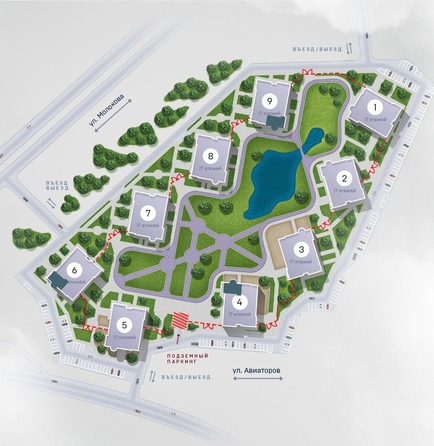 
  Продается 3-комн. квартира, 96.5 м², ЖК SCANDIS OZERO (Скандис озеро), 6
. Фото 2.