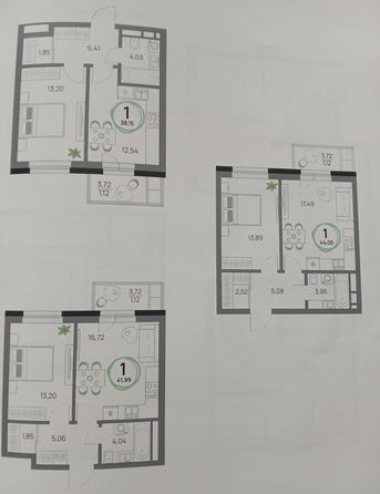 
  Продам 2-комн. квартиру, 42.51 м², ЖК Юдинский, дом 1.5
. Фото 8.