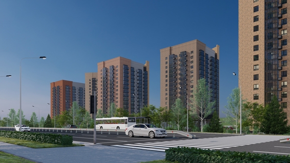 
  Продается 3-комн. квартира, 55.3 м², ЖК Калина Долина, дом 1
. Фото 7.