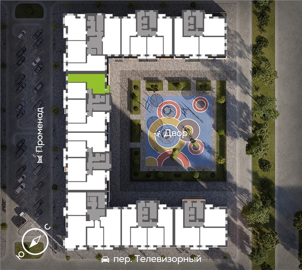 
  Продается 2-комн. квартира, 69.15 м², ЖК Октябрьский, дом 2
. Фото 1.