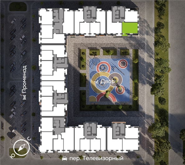 
  Продается 2-комн. квартира, 64.56 м², ЖК Октябрьский, дом 2
. Фото 1.