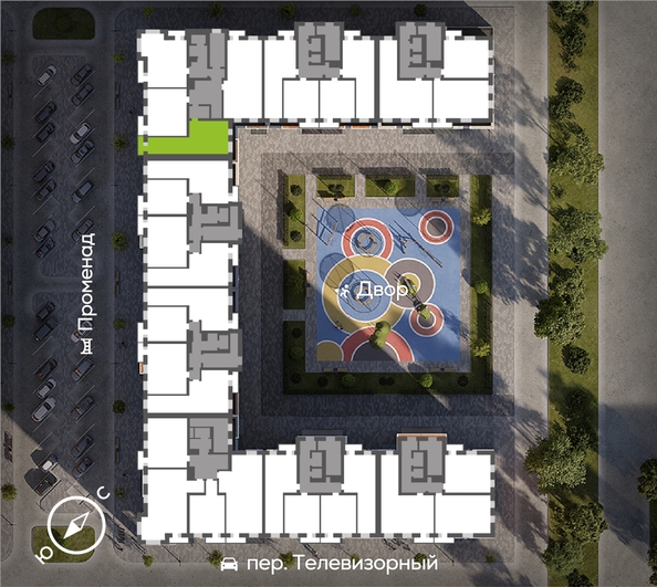 
  Продается 2-комн. квартира, 71.12 м², ЖК Октябрьский, дом 2
. Фото 1.