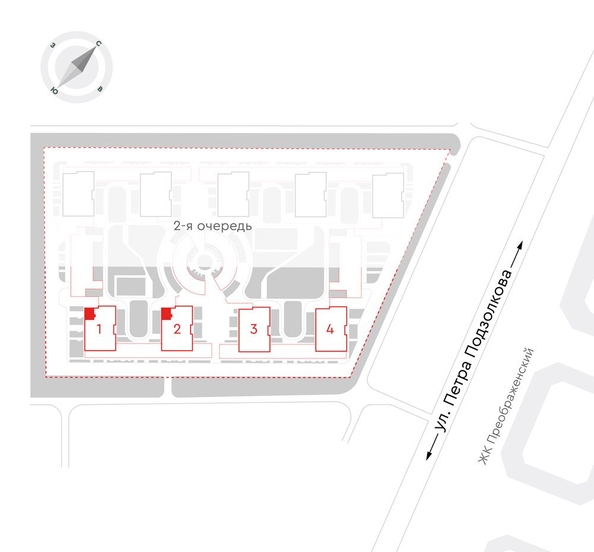 
  Продается 3-комн. квартира, 65.9 м², ЖК Чижи, 1 очередь (корпус 1,2)
. Фото 2.