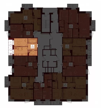 
  Продается 1-комн. квартира, 43.99 м², ЖК АЙВАЗОВSKY (АЙВАЗОВСКИЙ), 3
. Фото 1.