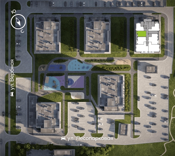 
  Продается 1-комн. квартира, 43.3 м², ЖК Белый квартал на Свободном, дом 3
. Фото 1.