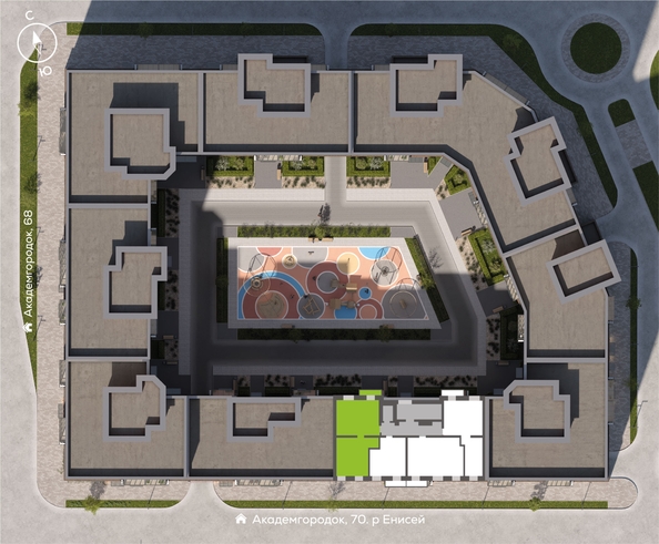 
  Продается 3-комн. квартира 83.29 м², в ЖК Новый Академ, дом 3. Фото 1.