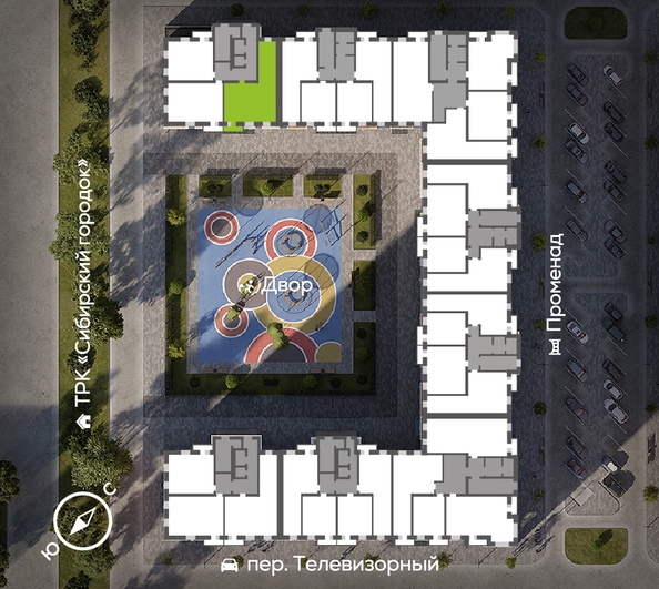 
  Продается 3-комн. квартира 83.4 м², в ЖК ОКТА, дом 1. Фото 1.