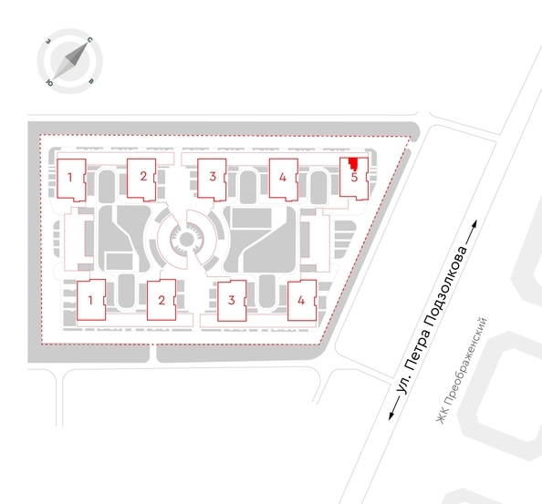 
  Продается 2-комн. квартира 52.5 м², в ЖК Чижи, 2 очередь (корпус 5). Фото 2.