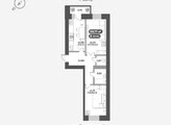 
  Продается 2-комн. квартира 58.83 м², в ЖК ОКТА, дом 2. Фото 1.