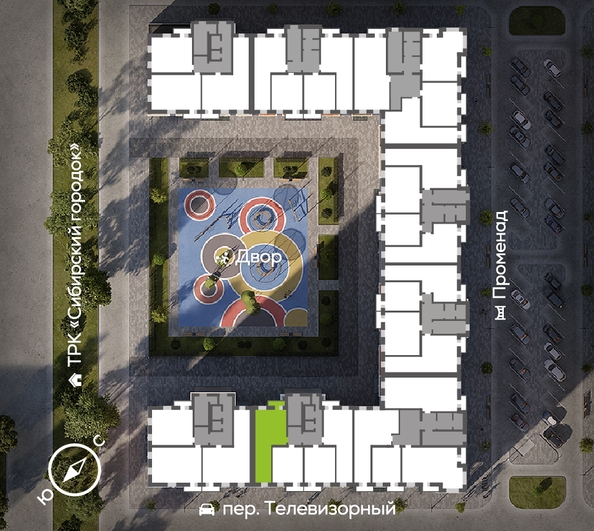 
  Продается 2-комн. квартира 58.9 м², в ЖК Октябрьский, дом 1. Фото 1.