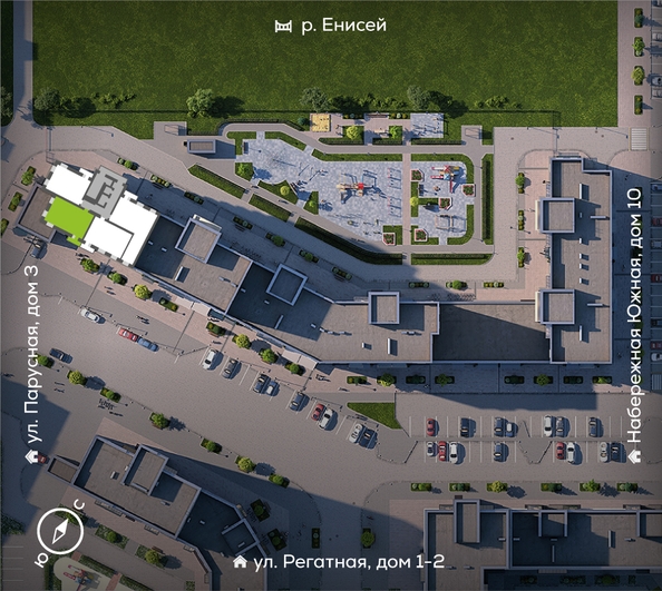 
  Продается 2-комн. квартира 67.1 м², в ЖК Южный берег, дом 21. Фото 1.