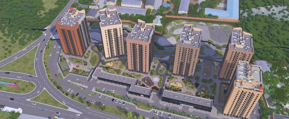 
  Продается 2-комн. квартира 45.4 м², в ЖК Калина Долина, дом 5. Фото 1.