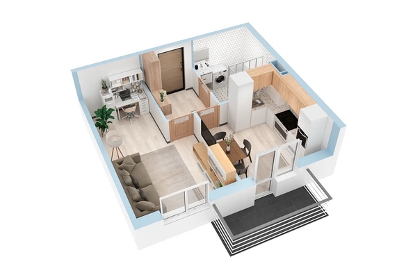 
  Продается 1-комн. квартира 36.3 м², в ЖК Аринский, дом 2 корпус 2. Фото 1.