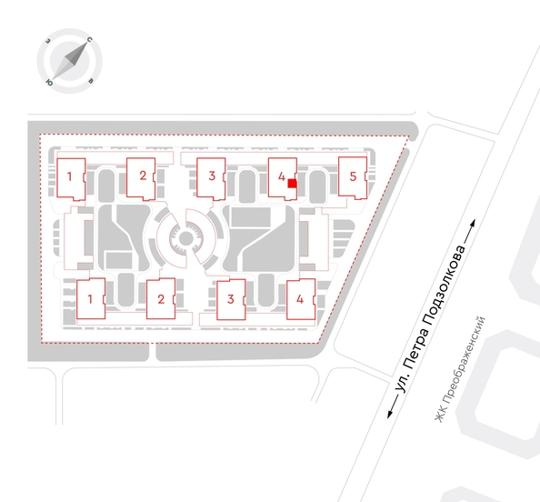
  Продается 2-комн. квартира 43.8 м², в ЖК Чижи, 2 очередь (корпус 4). Фото 2.