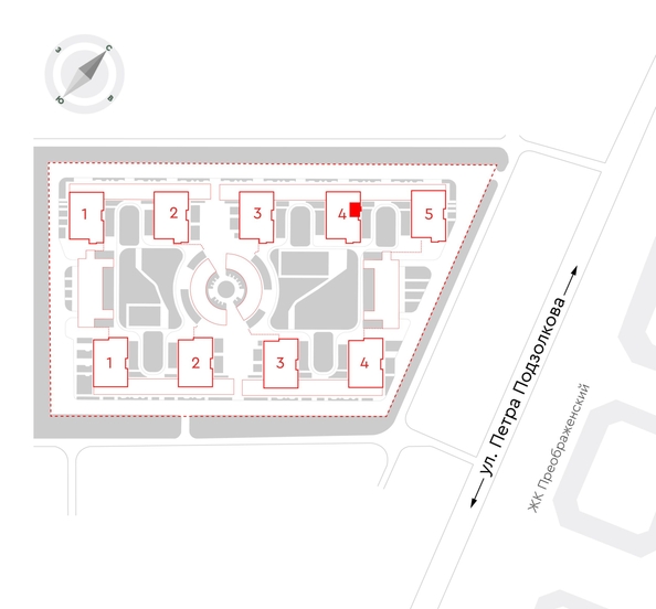 
  Продается 3-комн. квартира 61.5 м², в ЖК Чижи, 2 очередь (корпус 4). Фото 2.