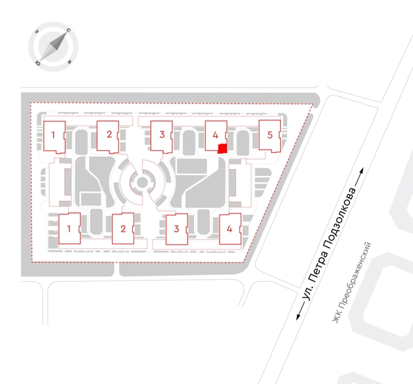 
  Продается 3-комн. квартира 74.5 м², в ЖК Чижи, 2 очередь (корпус 4). Фото 2.