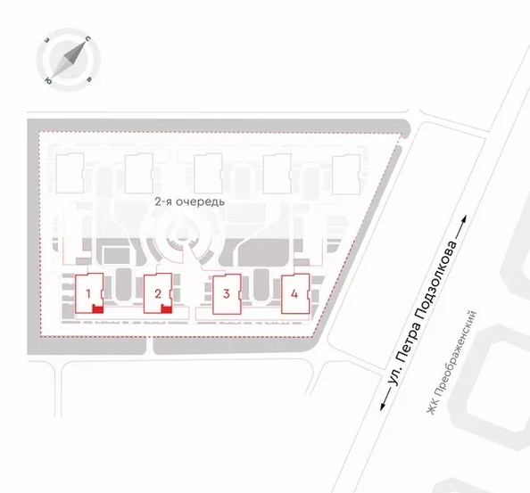 
  Продается 3-комн. квартира 56.3 м², в ЖК Чижи, 1 очередь (корпус 1,2). Фото 2.