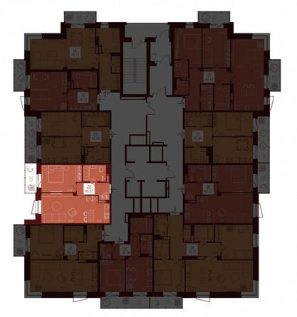 
  Продается 2-комн. квартира 49.37 м², в ЖК АЙВАЗОВСКИЙ-ЕНИСЕЙ, 1. Фото 1.