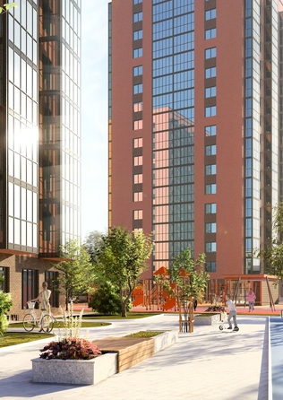 
  Продается 2-комн. квартира 33.78 м², в ЖК Биография, дом 2, корп 2. Фото 9.