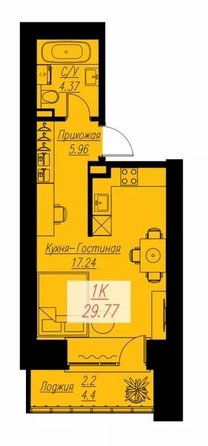 
  Продается студия 29.77 м². Фото 11.