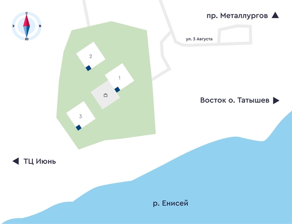 
  Продается 2-комн. квартира 56 м², в ЖК АЙВАЗОВСКИЙ-ЕНИСЕЙ, 2. Фото 2.