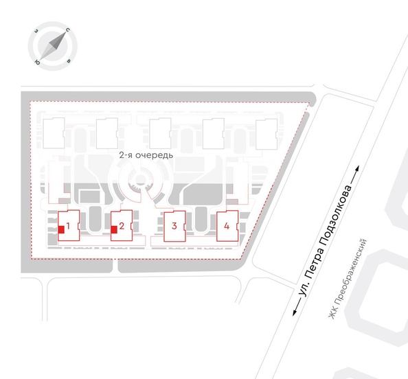 
  Продается 2-комн. квартира 63.1 м², в ЖК Чижи, 1 очередь (корпус 1,2). Фото 2.