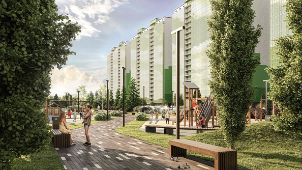 
  Продается 2-комн. квартира 61.73 м², в ЖК Аллея Парк, 1 этап. Фото 7.