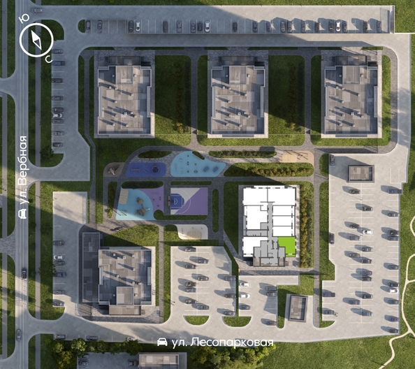 
  Продается 1-комн. квартира 42.4 м², в ЖК Белый квартал на Свободном, дом 4. Фото 1.