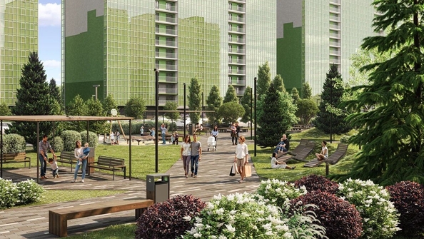 
  Продается студия 42.87 м², в ЖК Аллея Парк, 3 этап. Фото 5.