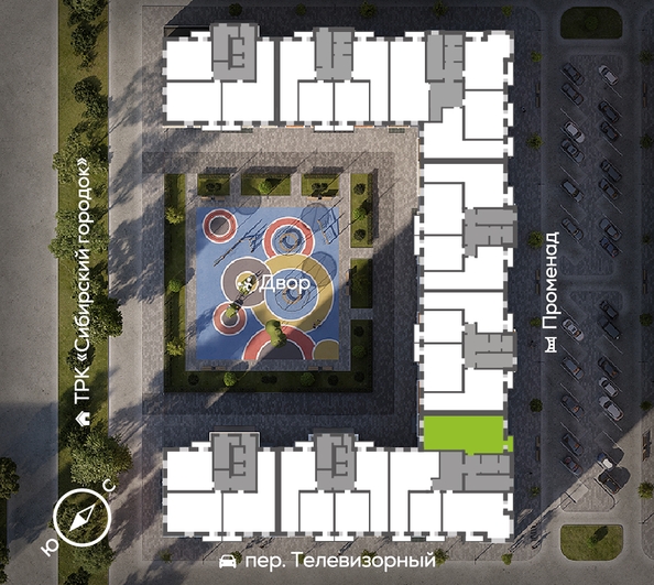 
  Продается 3-комн. квартира 88.5 м², в ЖК ОКТА, дом 1. Фото 1.